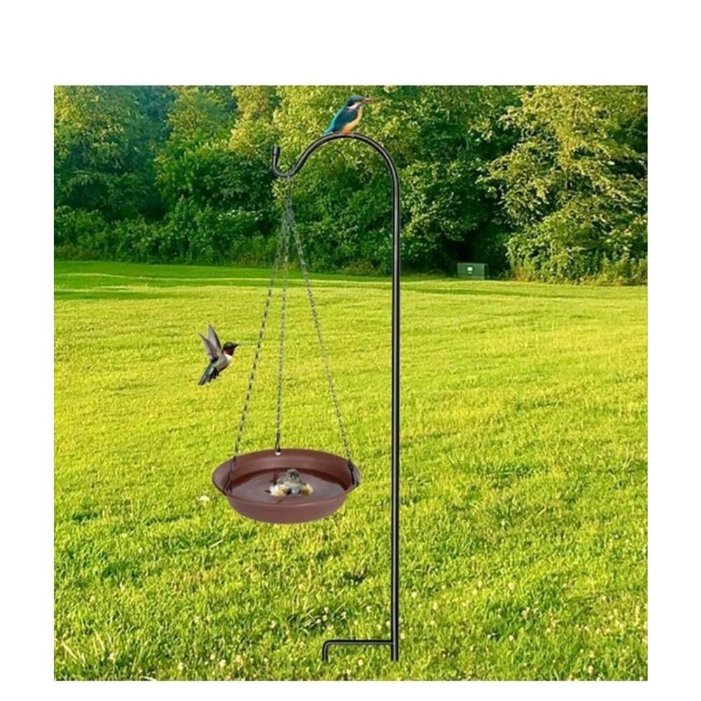 Hanging Bird Bath, Hanging Bird Water Feeder for Outdoors, Feeder Bowl s20 - Picture 6 of 9
